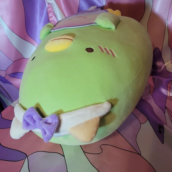San-X Sumikko Gurashi Plush Green Penguin 14" Bears Toys Children's Gift Plushie - Picture 6 of 8